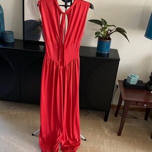 Rare Vintage 70’s Red Jumpsuit